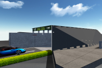ThingDepot模型库新增“停车场出入口”3D模型